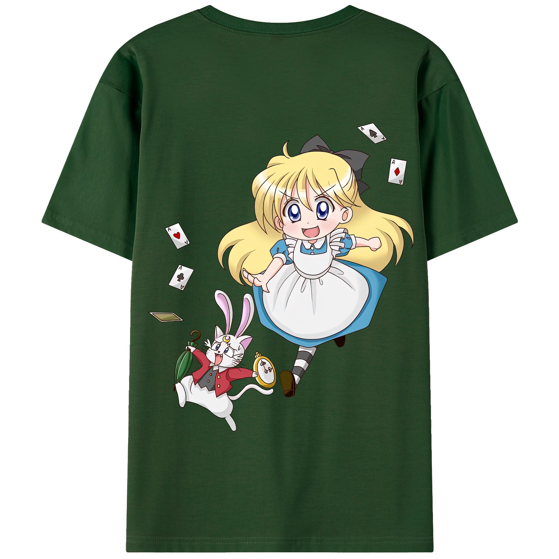（画像用） 美少女戦士セーラームーン 愛野 美奈子 あいの みなこ Sailor Moon Aino Minako 綿100％半袖Tシャツ（背面プリント）